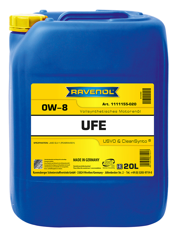 Ravenol UFE Ultra Fuel Economy SAE 0W-8