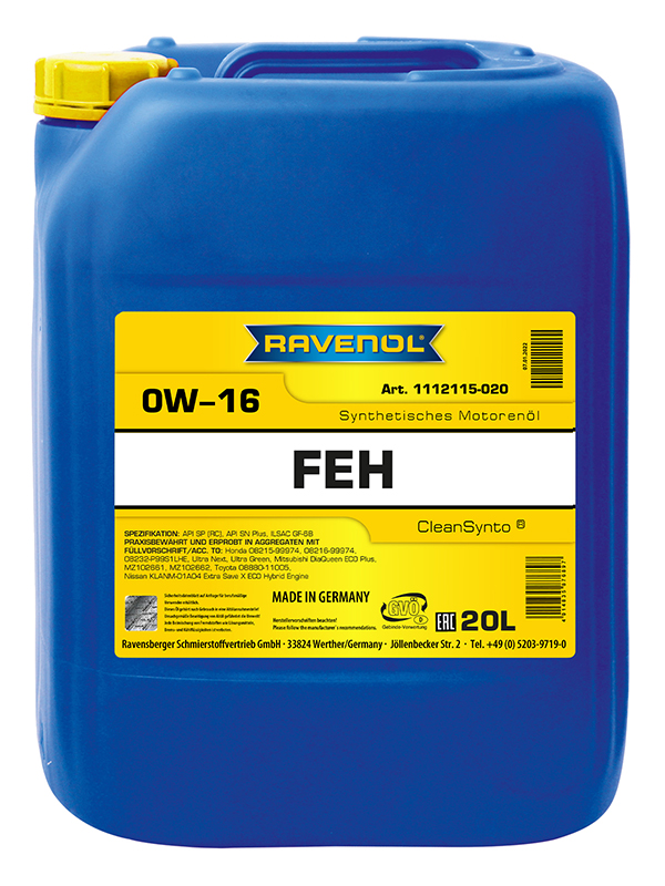 Ravenol FEH SAE 0W-16