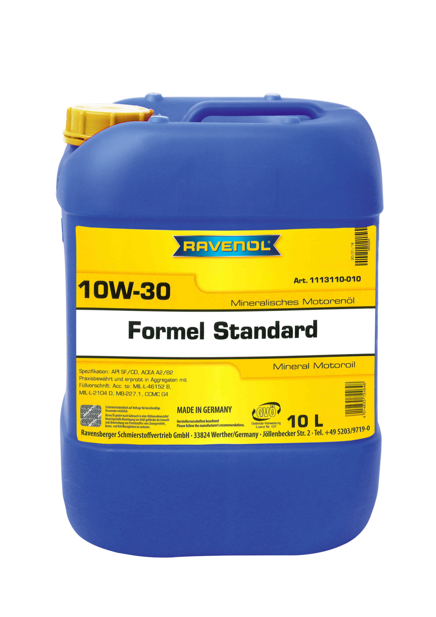 Ravenol Formel Standard SAE 10W-30