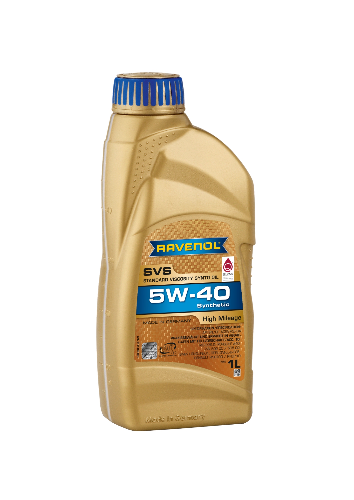 Ravenol SVS Standard Viscosity Synto Oil SAE 5W-40