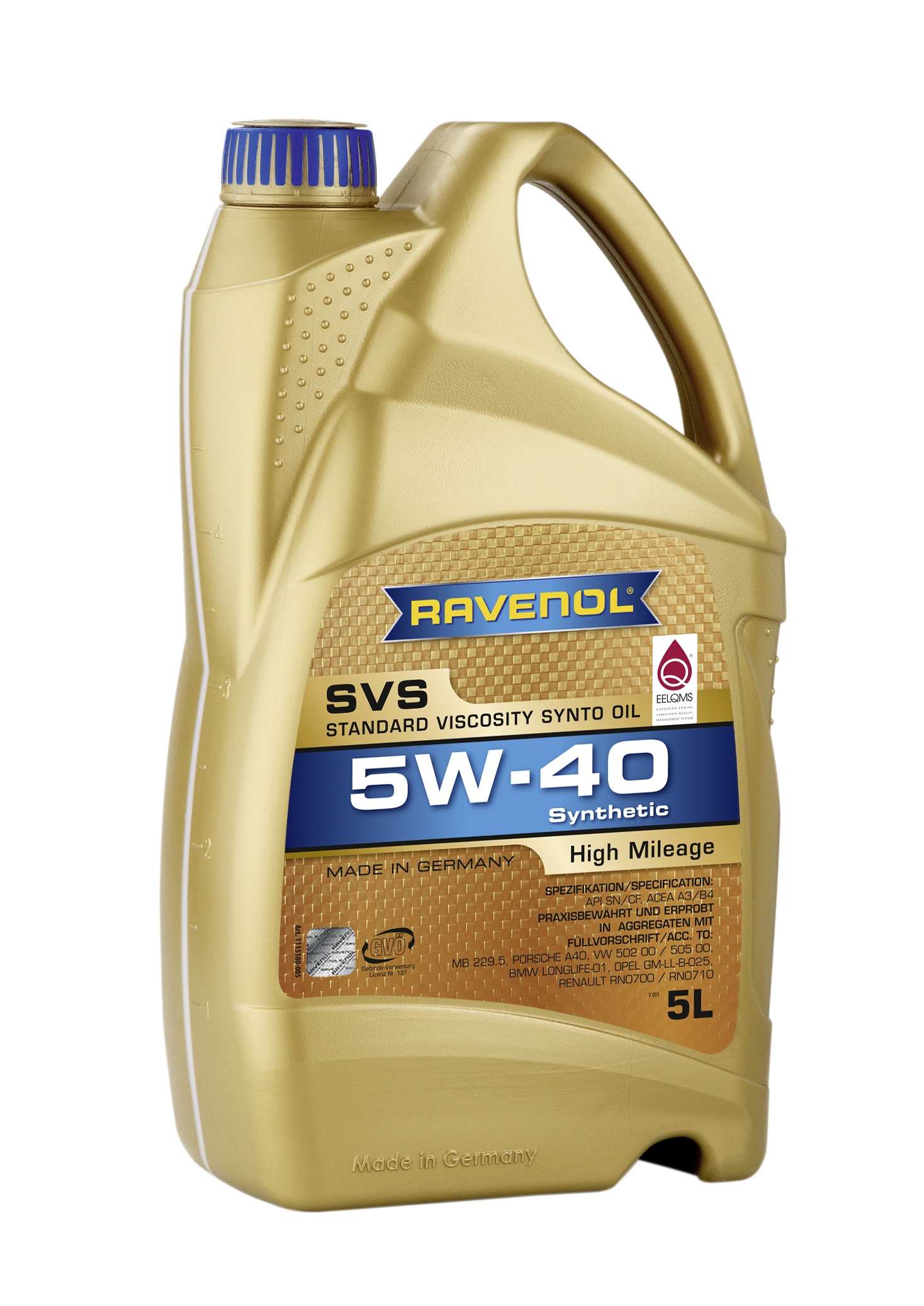 Ravenol SVS Standard Viscosity Synto Oil SAE 5W-40