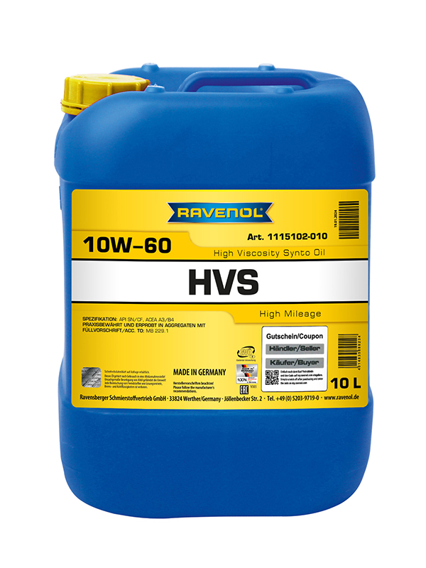 Ravenol HVS High Viscosity Synto Oil SAE 10W-60