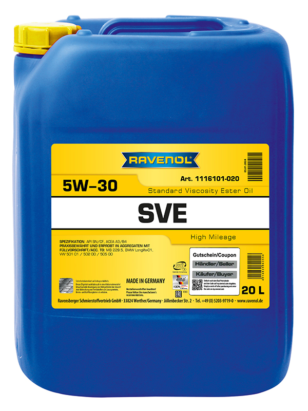 Ravenol SVE Standard Viscosity Ester Oil SAE 5W-30