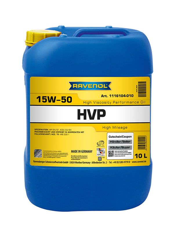 Ravenol HVP High Viscosity Perform. Oil SAE 15W-50