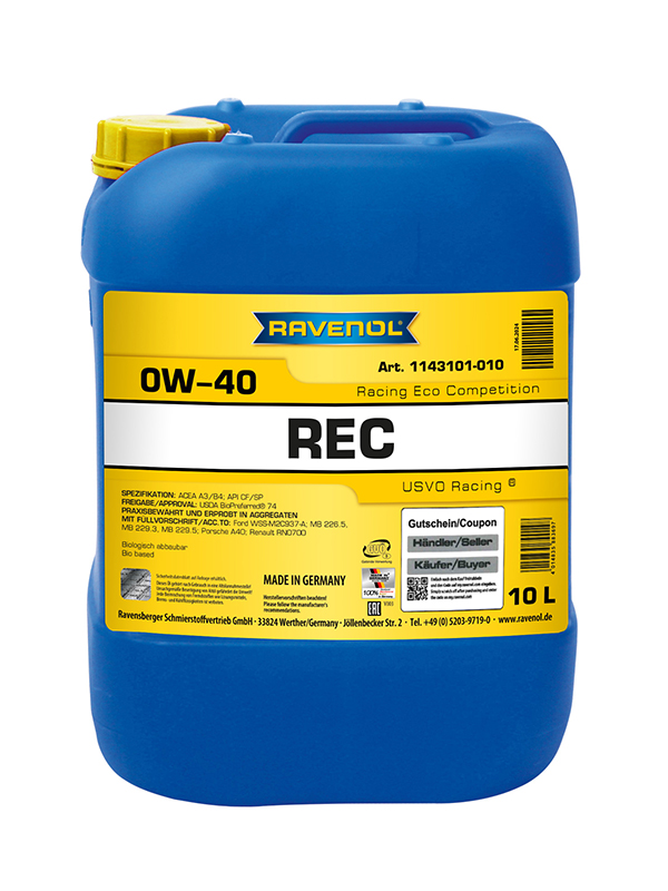 Ravenol Racing Eco Competition REC SAE 0W-40