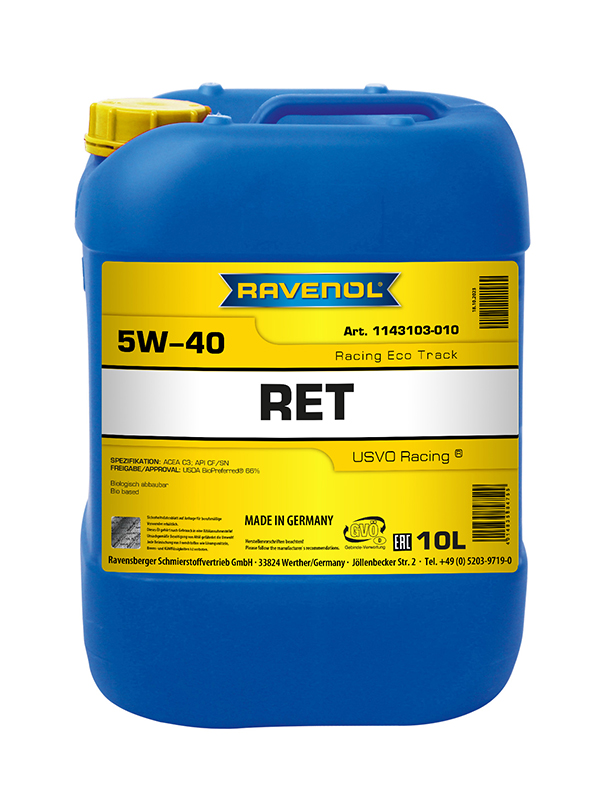 Ravenol Racing Eco Track RET SAE 5W-40