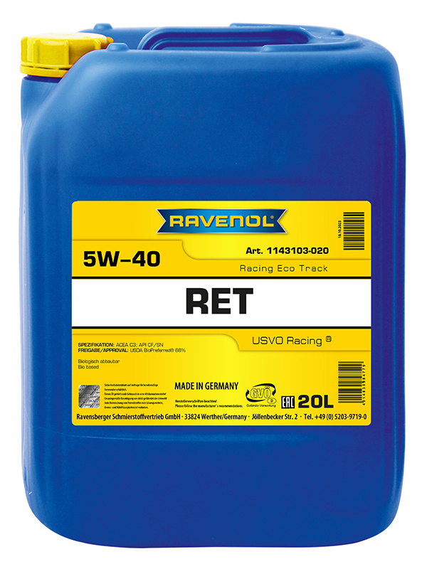 Ravenol Racing Eco Track RET SAE 5W-40