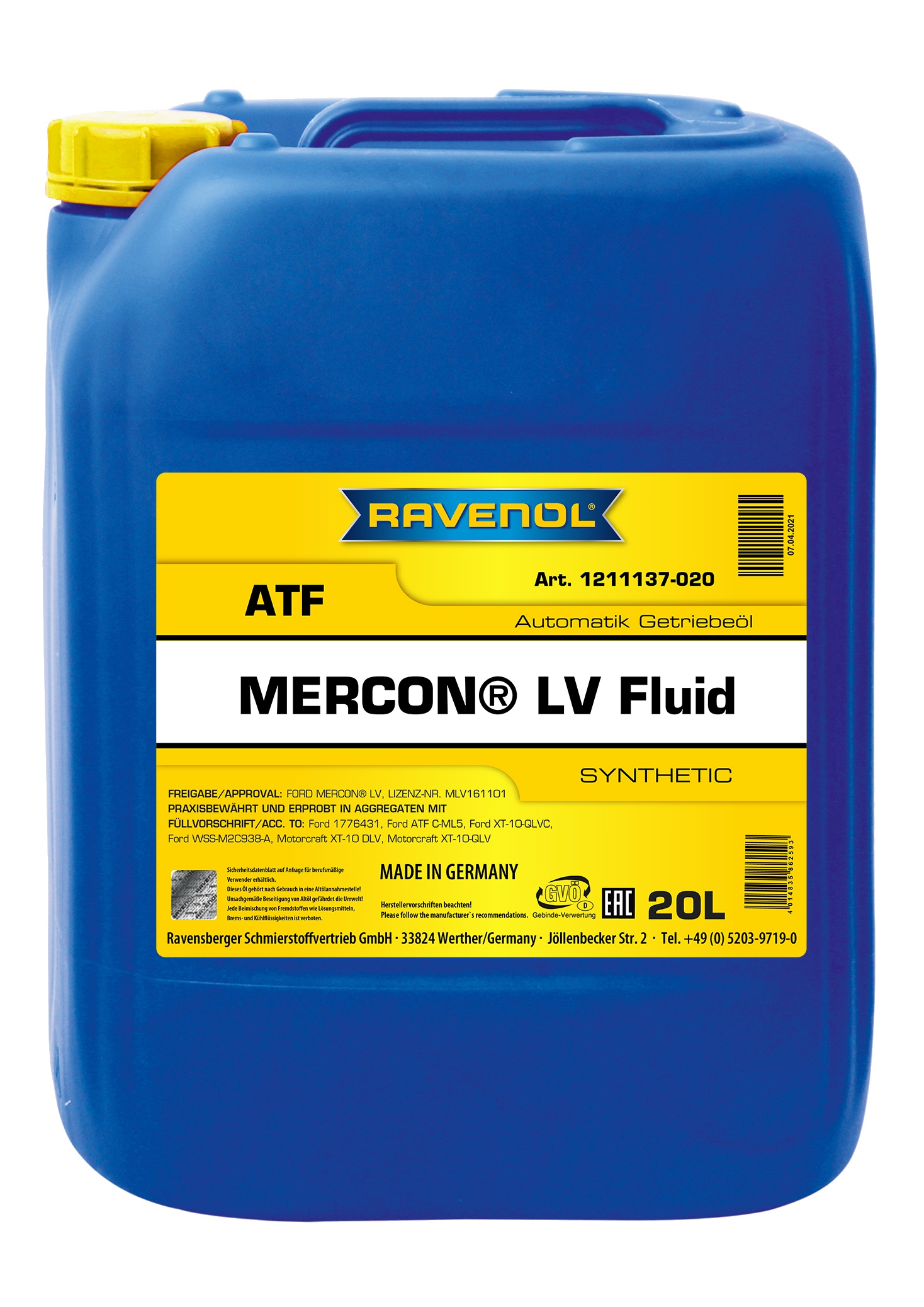 Ravenol ATF Mercon® LV Fluid