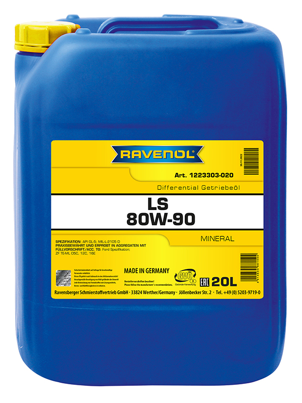 Ravenol Sperrdifferential-Hypoid-Getriebeöl LS SAE 80W-90 GL-5