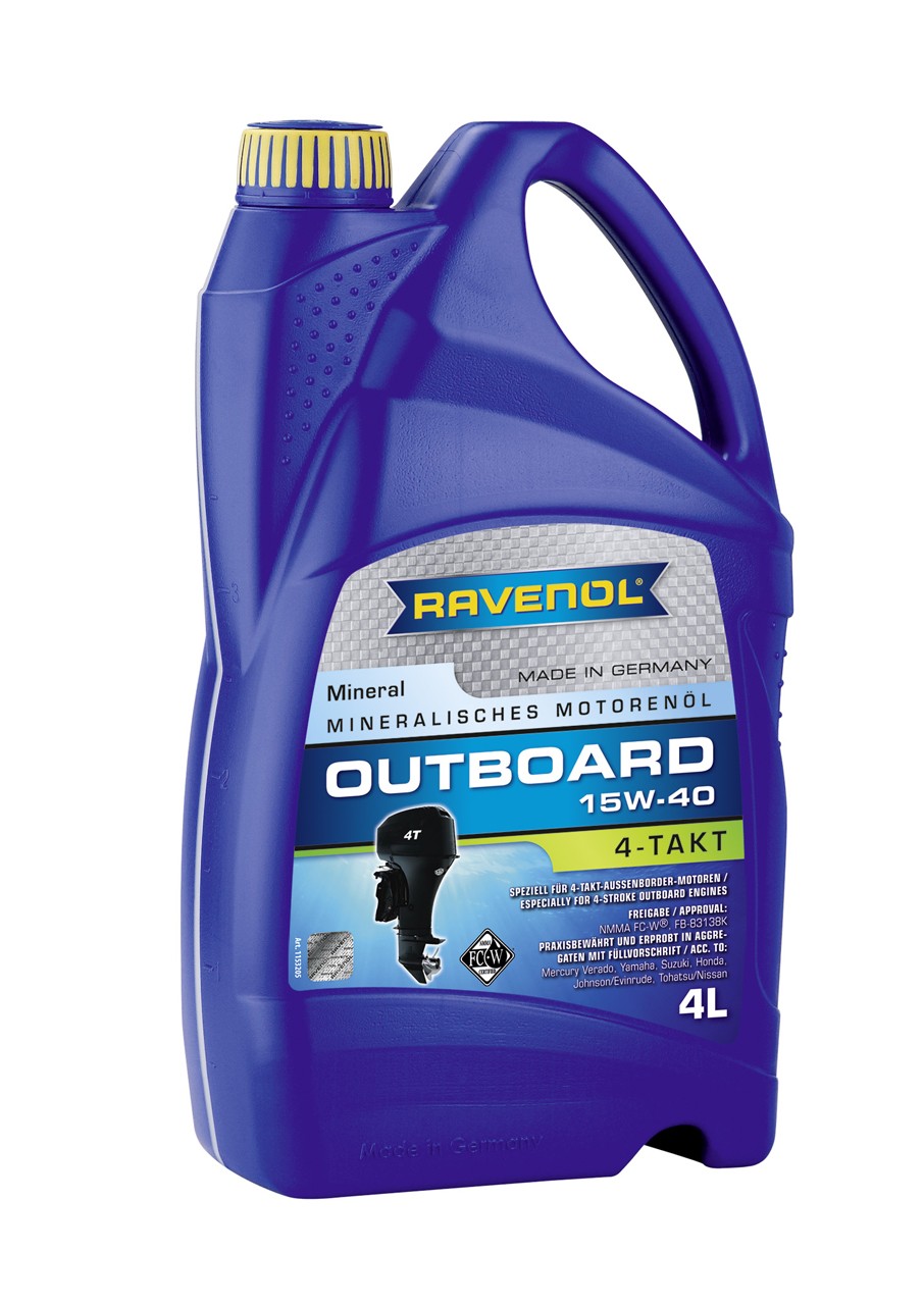 RAVENOL Outboardoel 4T SAE 15W-40