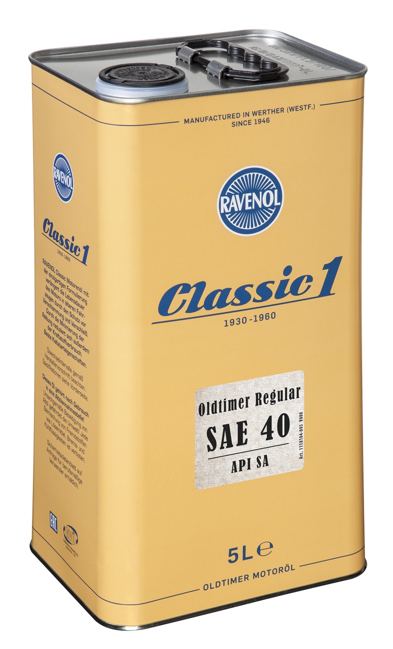 RAVENOL OLdtimer Regular SAE 40 API SA