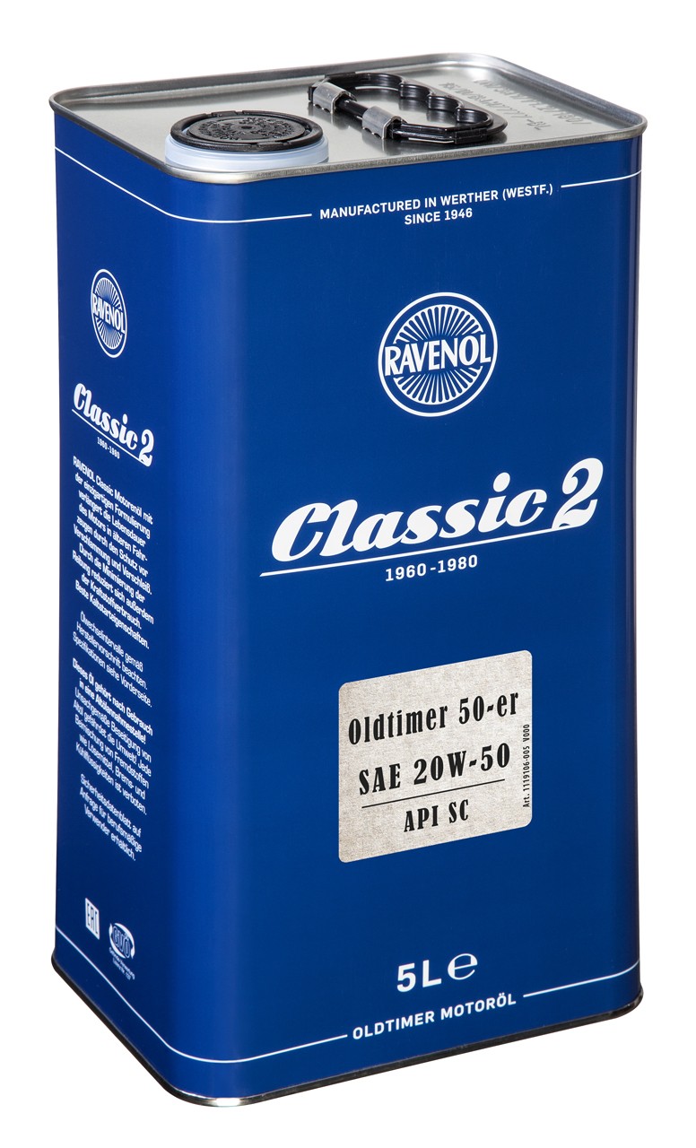 RAVENOL Oldtimer 50-er SAE 20W-50 API SC