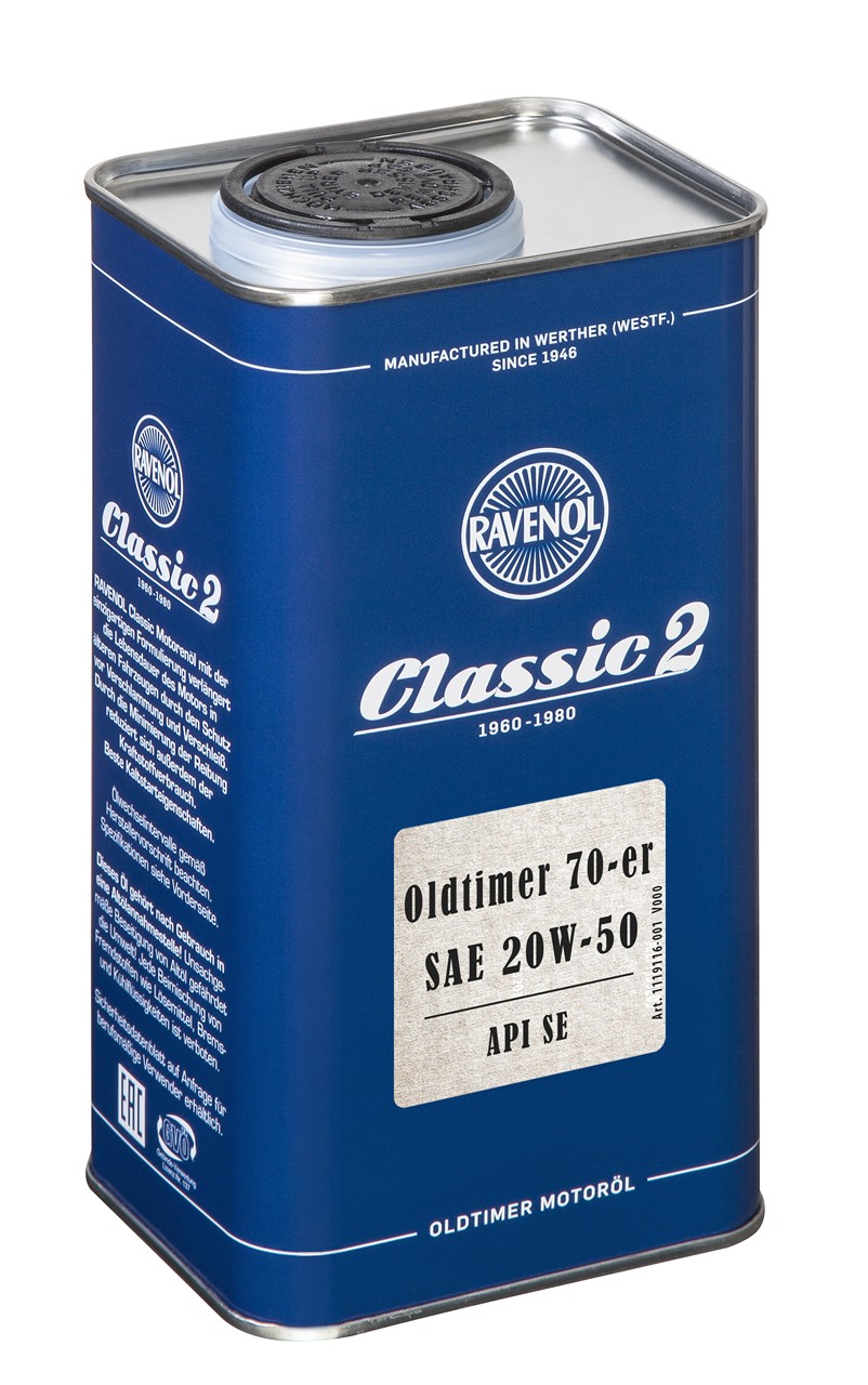 RAVENOL OLdtimer 70-er SAE 20W-50 API SE